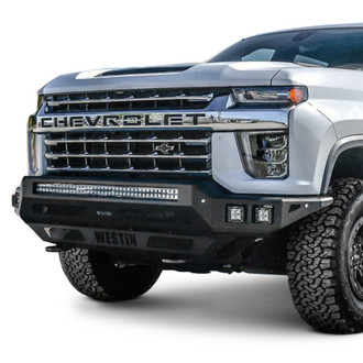 Westin® - Pro-Mod Full Width Textured Black Front Modular Bumper