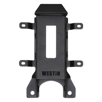 Westin® - PRO-Series Black Powder Coated Front License Plate Relocator Bracket