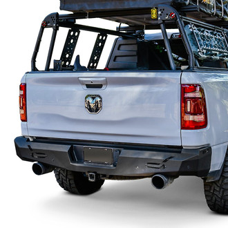 Westin® - PRO-Series Full Width Black Powder Coated Rear HD Bumper