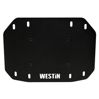 Westin® - Black Powder Coated Spare Tire Delete Plate