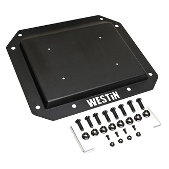 Westin® - Black Powder Coated Spare Tire Delete Plate