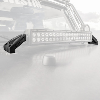Westin® - Snyper™ Textured Black Aluminum Hood Mounts for 20" LED Light Bar