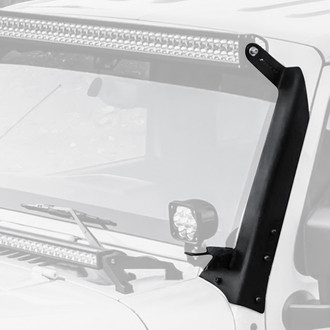 Westin® - Snyper™ Textured Black Windshield Frame Mounts for 50" LED Light Bar and up to 8" Lights