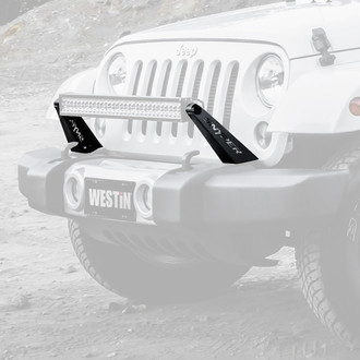 Westin® - Snyper™ Textured Black Bumper Mounts for 30" LED Light Bar