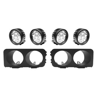 Westin® - Outlaw Black Round Bumper Light Kit