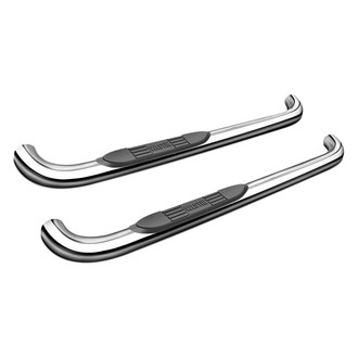 Westin® - 3" E-Series Cab Length Polished Round Step Bars