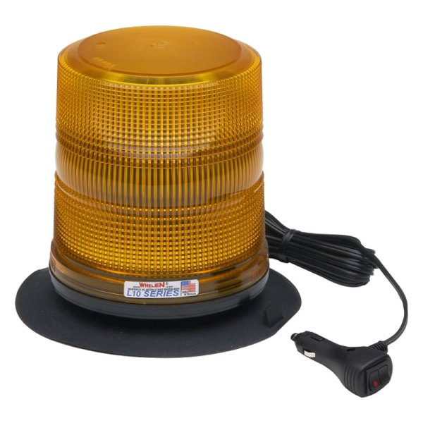Whelen® - 6.4" L10 Series Super-LED™ Magnet/Suction Cup Mount High Profile Amber Beacon Light