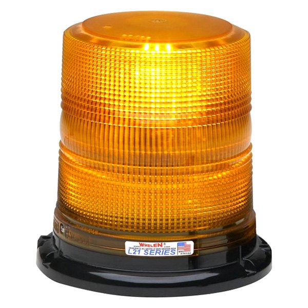 Whelen® - L21 Series Super-LED™ Magnet Mount Encapsulated High Profile Amber LED Beacon Light
