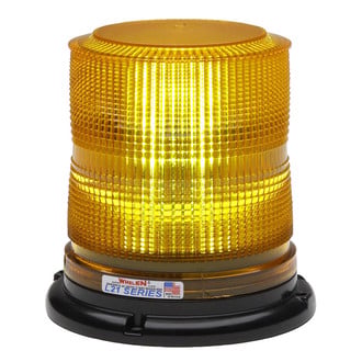 Whelen® L21HAP - L21 Series Super-LED™ Permanent Mount Encapsulated High Profile Amber LED Beacon Light
