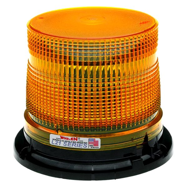 Whelen® - L21 Series Super-LED™ Magnet Mount Encapsulated Low Profile Amber LED Beacon Light