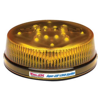 Whelen® L32LAF - L32 Series Super-LED™ Permanent Mount Low Profile Amber LED Beacon Light