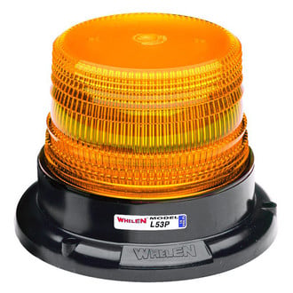 Whelen® L53AP - L53 Series Super-LED™ Permanent Mount Amber LED Beacon Light
