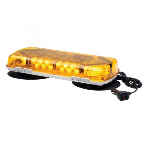 Whelen® - 16" Century™ Series Vacuum/Magnet Mount Amber Emergency LED Light Bar