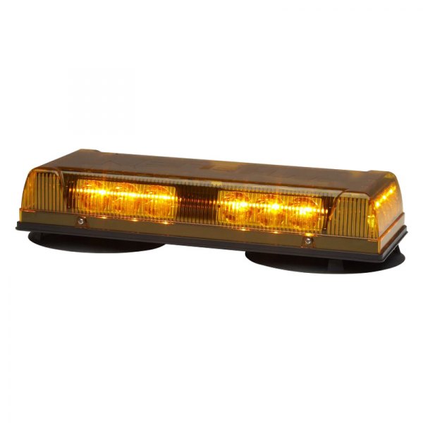 Whelen® - Responder™ LP Series Magnet/Suction Mount Conical Mini Amber Emergency Light Bar