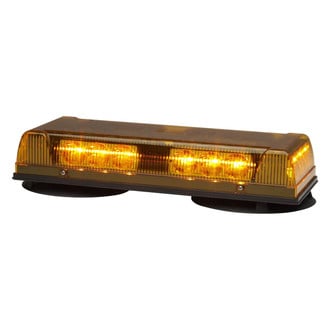 Whelen® - Responder™ LP Series Magnet/Suction Mount Conical Mini Amber/White Emergency Light Bar