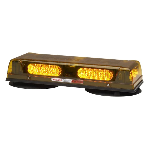 Whelen® - Responder™ LP Series Magnet/Suction Mount Linear-LED Mini Amber/White Emergency Light Bar