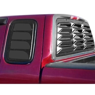 Willpak® - Classic Design Textured Surface ABS Plastic Rear Window Louver