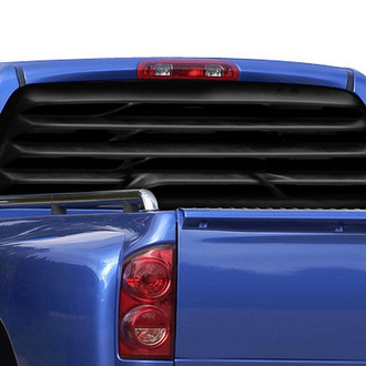 Willpak® - Classic Design Textured Surface ABS Plastic Rear Window Louver