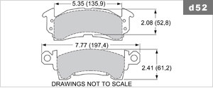 D52 Pad Plate Profile
