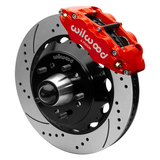 Wilwood® - Street Performance Drilled and Slotted Rotor Narrow Superlite Caliper Front Brake Kit