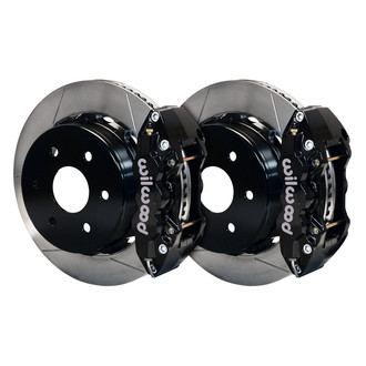Wilwood® - Street Performance GT Slotted Rotor AERO4 Caliper Rear Brake Kit