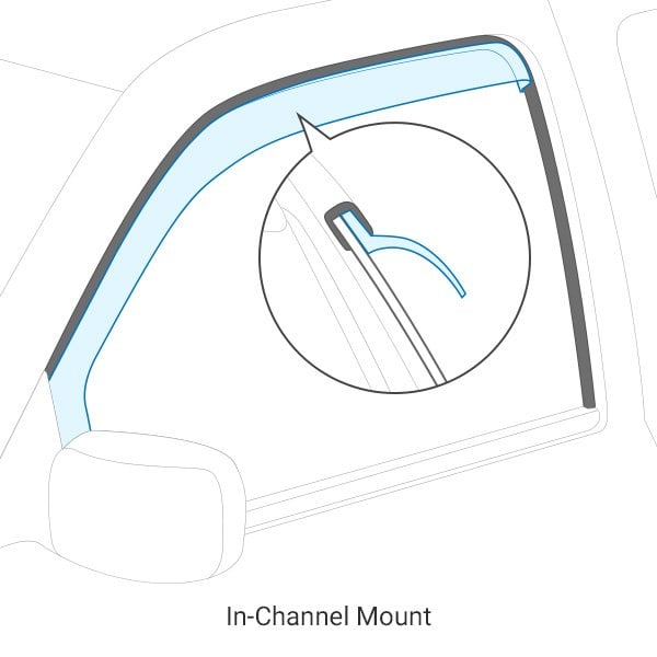 AVS® 194249 - In-Channel Ventvisor™ Smoke Front and Rear
