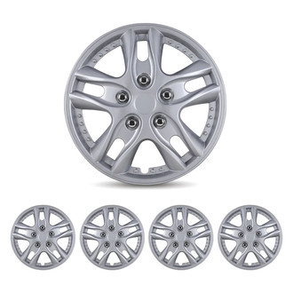 Winjet® - 12" 5 Double-Spokes 5001 Style Hubcaps Wheel Covers