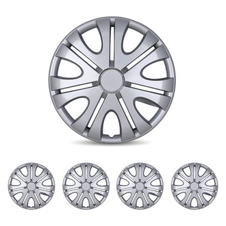 Winjet® - 15" 7 V-Spokes 5082 Style Lacquer Hubcaps Wheel Covers