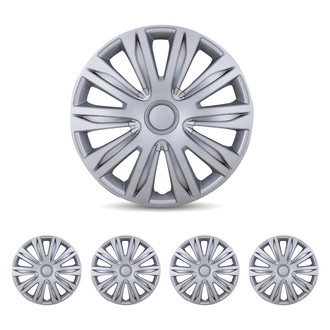 Winjet® - 14" 10-Spokes 5083 Style Lacquer Hubcaps Wheel Covers