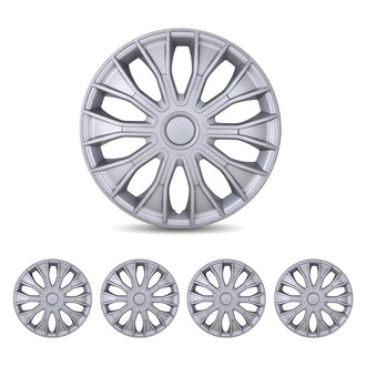 Winjet® - 15" 10-Spokes 5086 Style Lacquer Hubcaps Wheel Covers