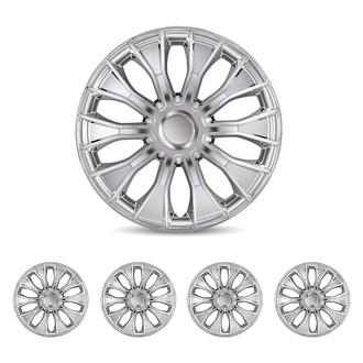 Winjet® - 15" 10-Spokes 5086 Style Chrome Hubcaps Wheel Covers