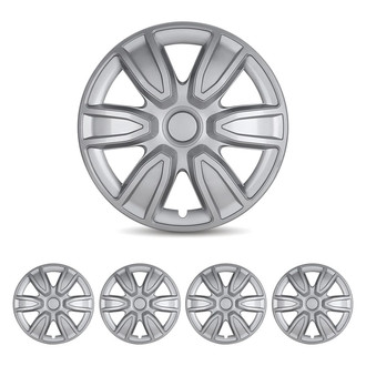 Winjet® - 14" 6-Spokes 5087 Style Lacquer Hubcaps Wheel Covers