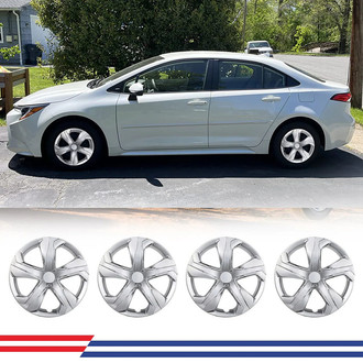Winjet® - 17" 5-Spokes 5107 Style Lacquer Hubcaps Wheel Covers