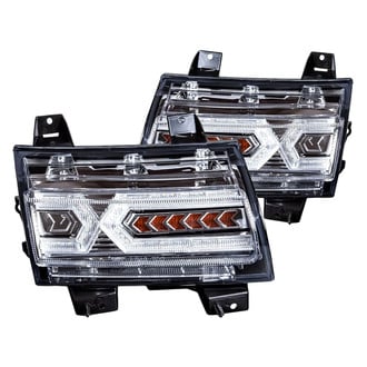 Winjet® - Sequential Chrome LED Turn Signal/Parking Light