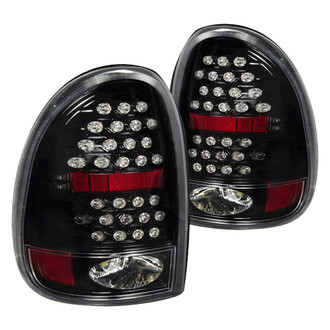 Winjet® - Driver and Passenger Side Black LED Tail Lights