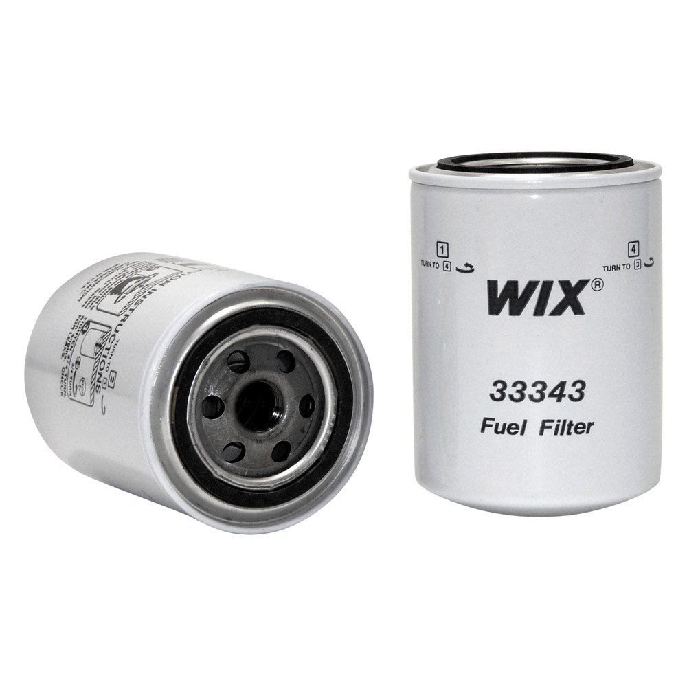 WIX® 33343 - Spin-On Fuel Filter - TRUCKiD.com