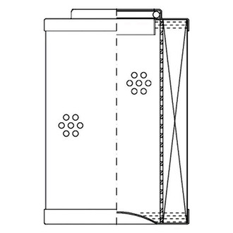 WIX® - Industrial Hydraulics™ Cartridge Hydraulic Metal Canister Filter