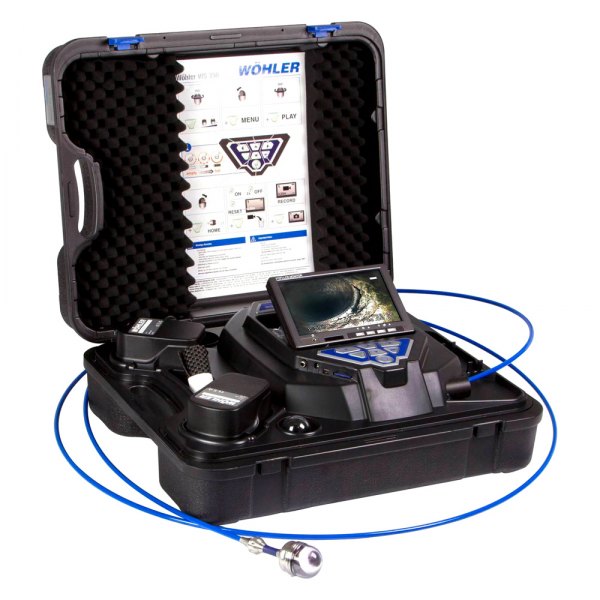 Wohler® - VIS 350™ 38.1 mm x 1200" 180° Image Rotation Waterproof Videoscope Inspection System