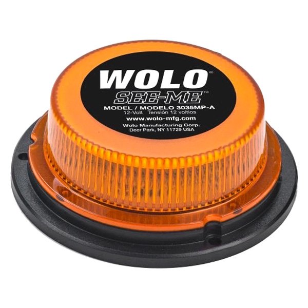 Wolo® - 1.6" See-Me™ Magnet Mount Amber LED Beacon Light