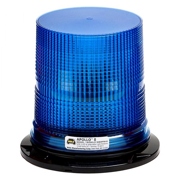Wolo® - 6.75" Apollo 8™ Blue LED Beacon Light