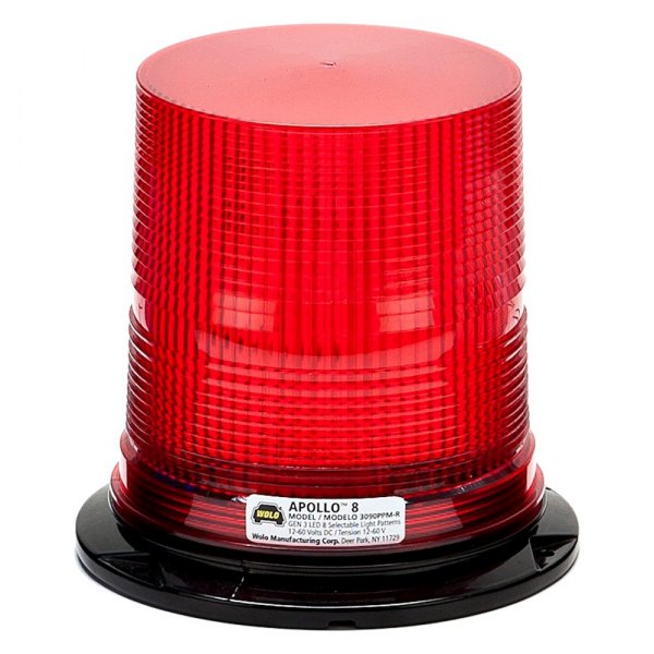 Wolo® - 6.75" Apollo 8™ Red LED Beacon Light
