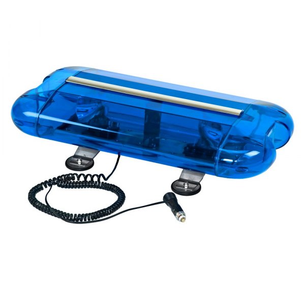 Wolo® - 24" Aurora™ Magnet Mount Mini Blue Halogen Emergency Light Bar
