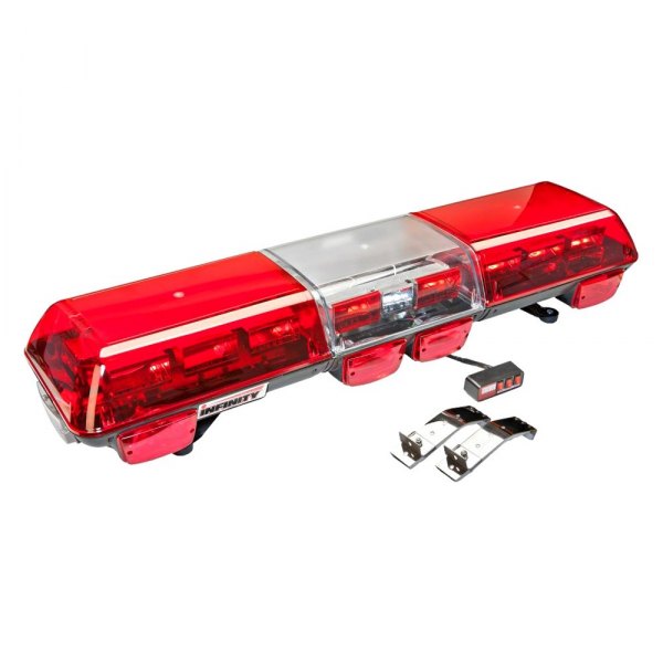 Wolo® - Infinity 3™ Bolt-On Mount Red Emergency LED Light Bar