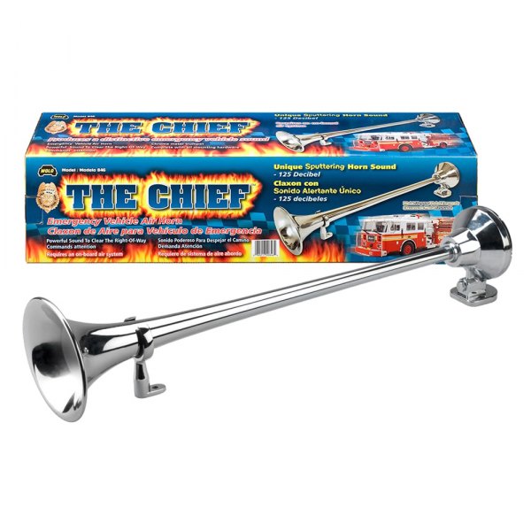 Wolo® - The Chief™ Chrome Sputtering Emergency Sound Air Horn