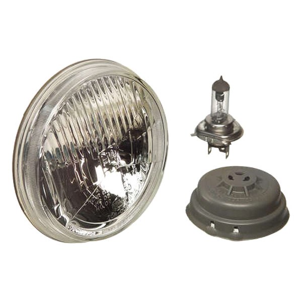 Hella® - 5 3/4" Round Chrome Factory Style Composite Headlight