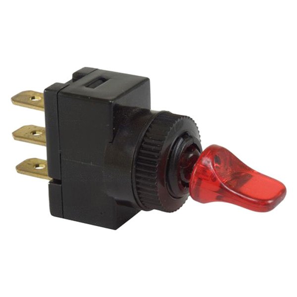 WVE® - Illuminated SPST On/Off Toggle Red Switch