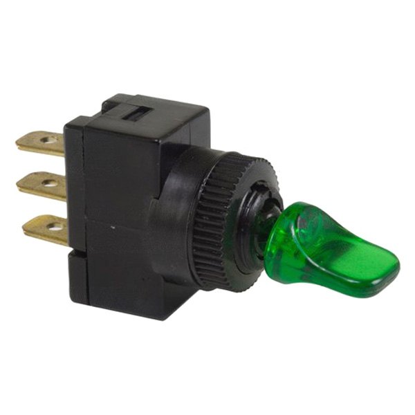  WVE® - Illuminated SPST On/Off Toggle Green Switch