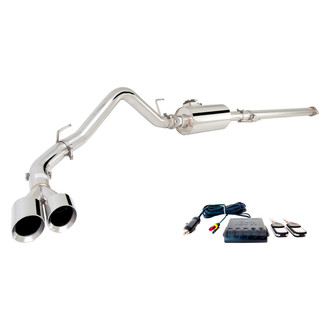 XFORCE Exhaust® - Varex™ 304 SS Cat-Back Exhaust System with Dual Side Exit