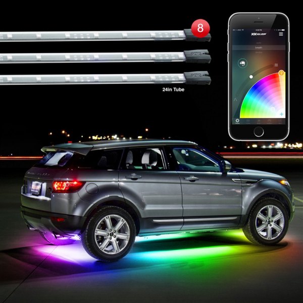  XKGlow® - XKchrome App Control Multicolor LED Underbody Kit