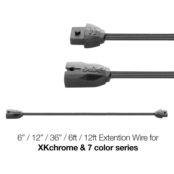 XKGlow® - 72" XKchrome 4-Pin Extension Wire for XKchrome and 7 Color Series